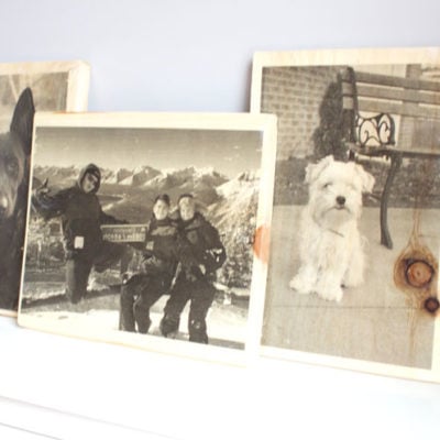 DIY Photos on Wood Plaques - Step by Step video! www.nikkisplate.com