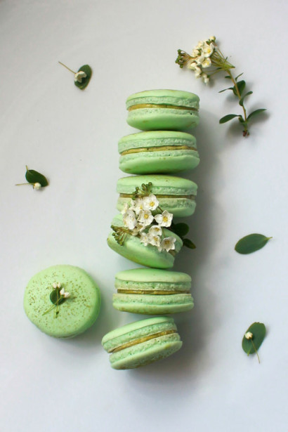 Green Tea Macrons are a fun and tasty St. Patrick's Day Recipe