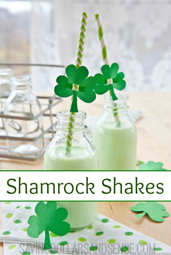Homemade Shamrock Shakes are a healthier way to celebrate St. Patrick's Day