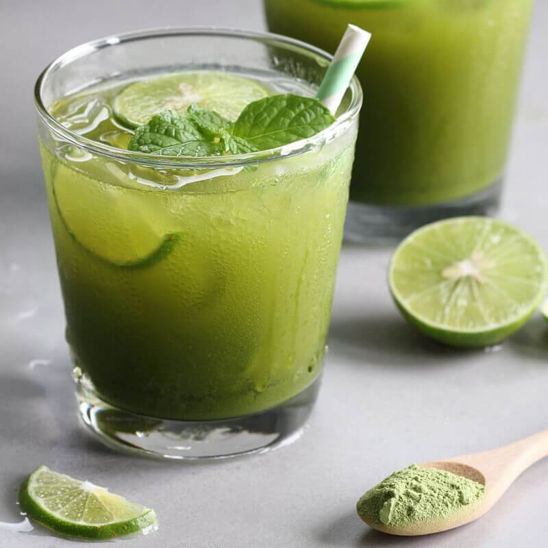 Green tea lemonade is a refreshing St. Patrick's Day drink