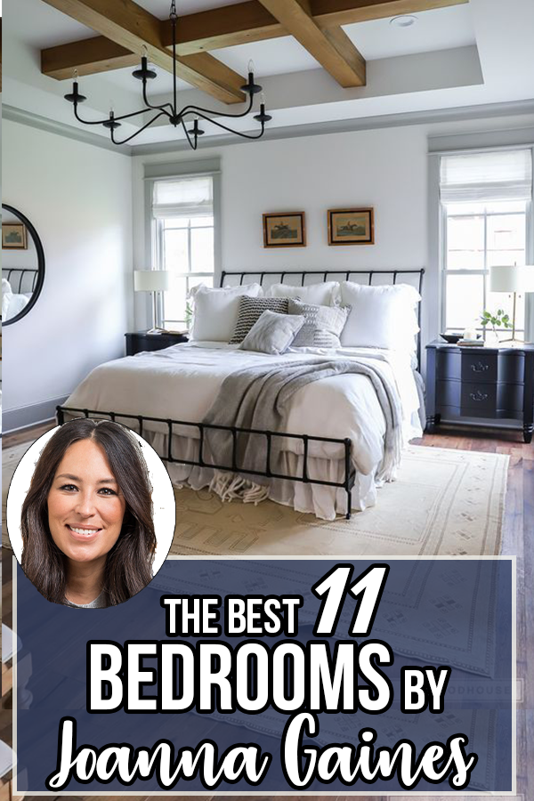 11 Best Bedrooms by Joanna Gaines: Here are the top ten bedroom designs and renovations done by Joanna Gaines from Fixer Upper! - Nikki's Plate