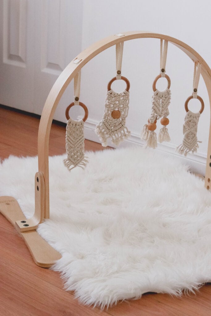 Macrame Play Gym for babies