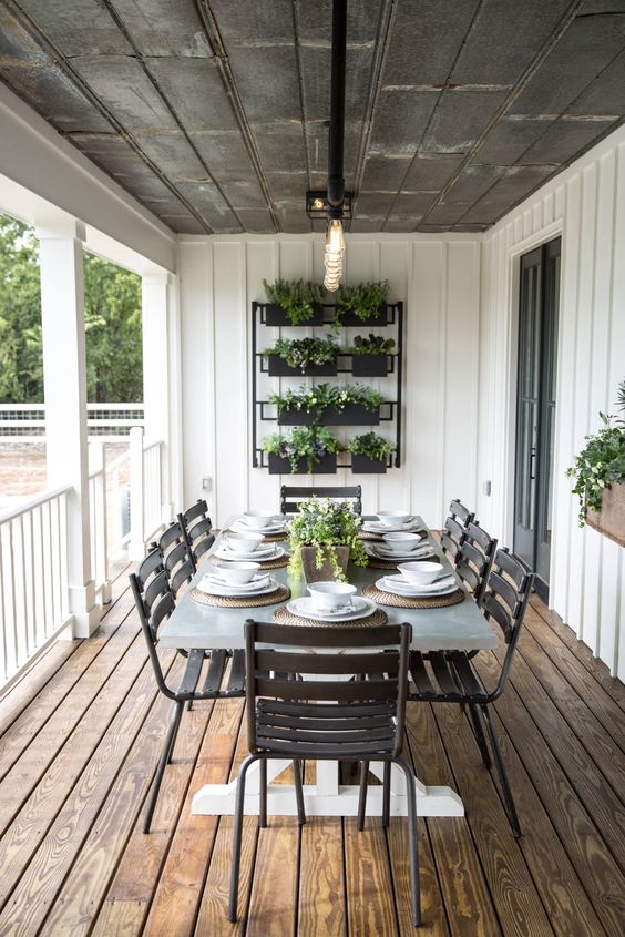 Top Outdoor Spaces by Joanna Gaines; best backyard, garden and patio areas redone by Joanna Gaines from Fixer Upper