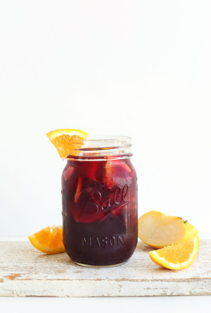 Simple Traditional Red Sangria -Canada Day Food Ideas: Recipes and Drinks