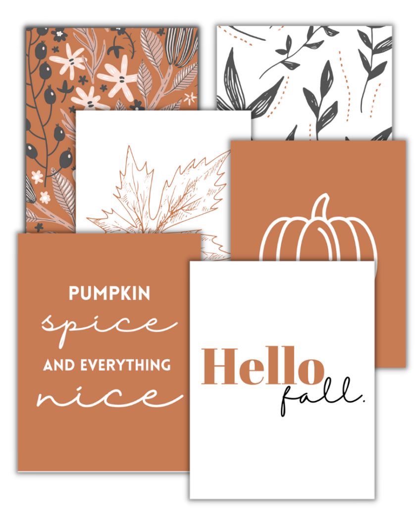 Free Fall Printables for your home