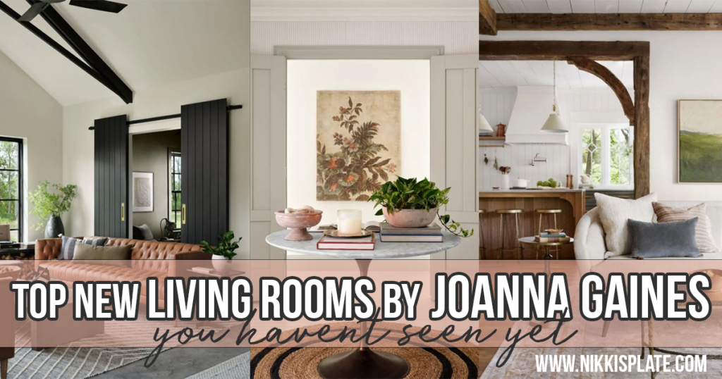 Best NEW Living Rooms by Joanna Gaines from Fixer Upper; here are the top living rooms from Joanna Gaines that you haven't seen yet! Modern Farmhouse