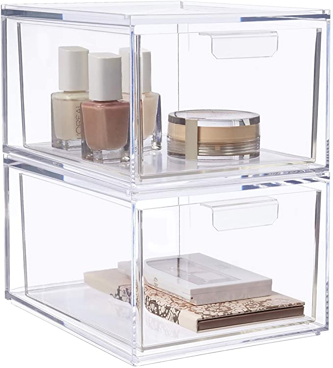 Stackable Cosmetic Organizer Drawers - Best Selling Amazon Organizers for the Bathroom