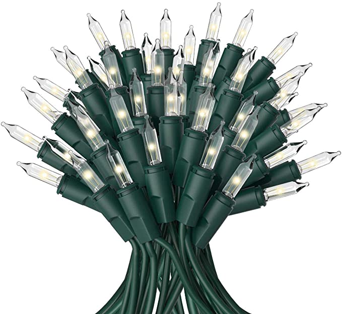 25 Christmas Decor Best Sellers on Amazon that Buyers are Obsessing Over; Green Wire Christmas Lights