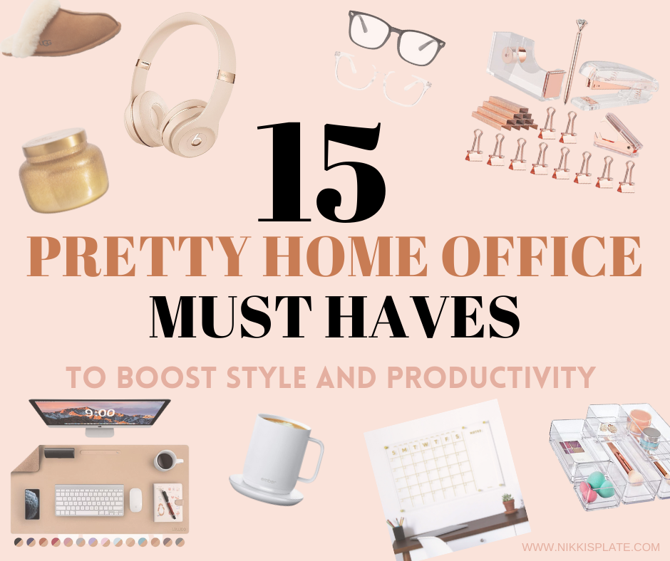 15 Pretty Home Office Must Haves to Boost Style and Productivity - NP