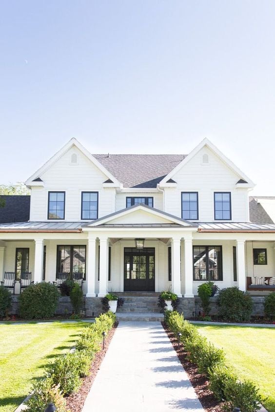 Beautiful Farmhouse Front Porches