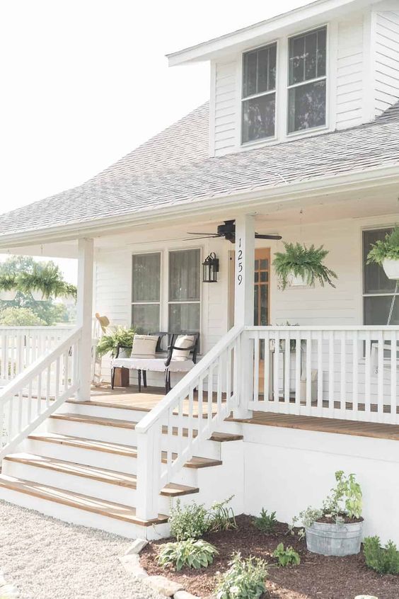 Beautiful Farmhouse Front Porches