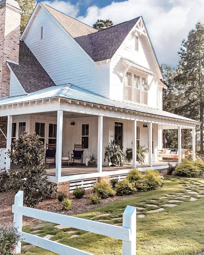 Beautiful Farmhouse Front Porches