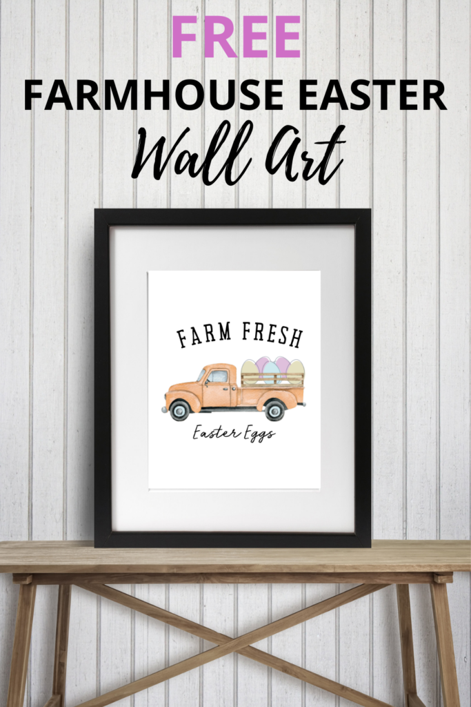 Free Printable Farmhouse Easter Wall Art; here are 12 free farmhouse easter wall art printables you can frame this spring!