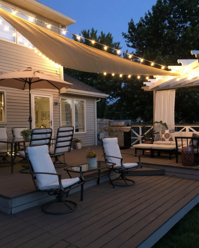 Patio lights string ideas; Transform your outdoor area into an entertaining hub with these 27 light string patio ideas. canopy lights