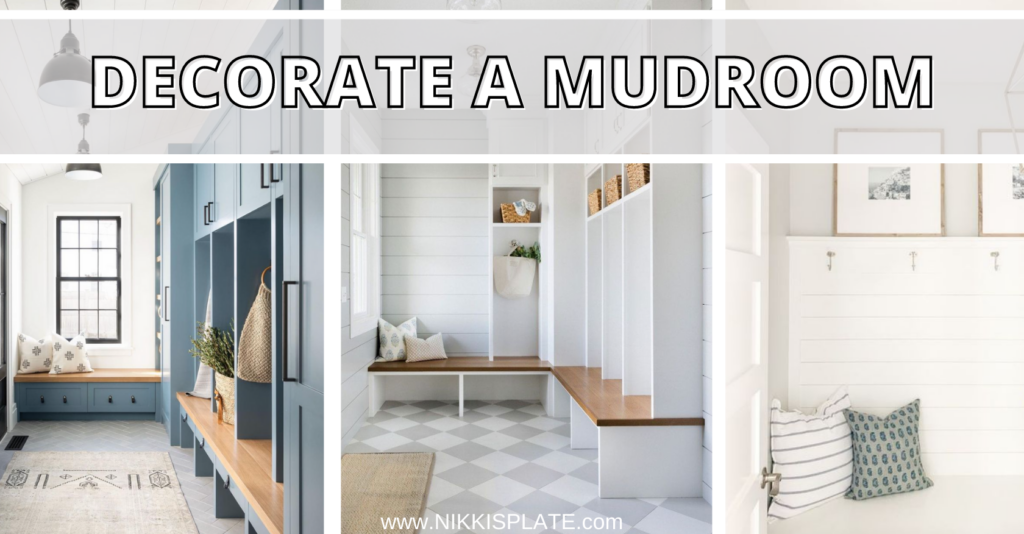 39 Tips to Decorate a Mudroom on a Budget; Learn how to transform your mudroom into a warm and inviting space that you will love! 