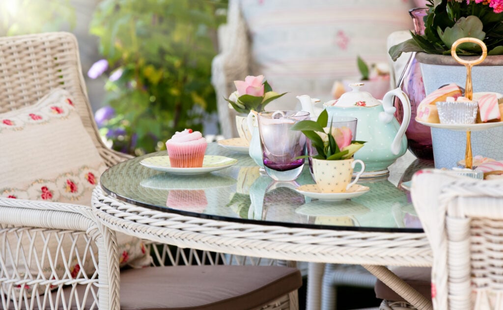 Traditional afternoon tea served with scones - How to Throw a High Tea Party with Food Ideas; Afternoon tea party food ideas and inspiration!