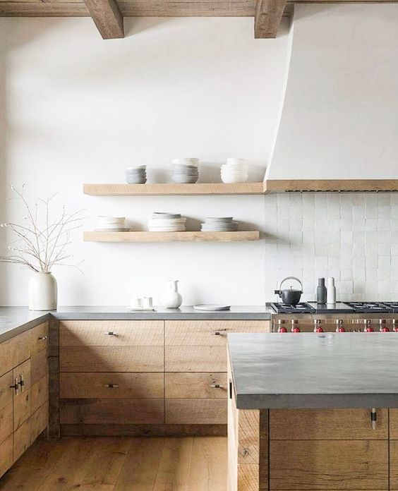 45 Beautiful Kitchens With Concrete Countertops; Explore these stunning concrete kitchen countertops here. {concrete kitchen countertops, kitchens with concrete countertops,  poured concrete countertops}
