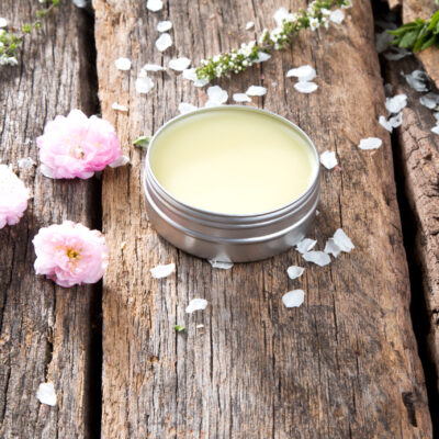 Natural Vapor Rub Recipe for Children Under 10 Years Old; easy cold and congestion relief vapor rub recipe using coconut oil, shea butter, beeswax, essential oils!