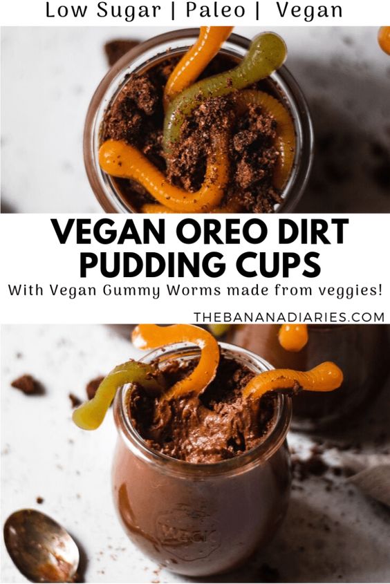 Healthier Dirt Pudding Cups || 15 Healthy Halloween Treats Toddlers Will Love; Looking for healthy Halloween snacks for kids? Here are many favourite healthy halloween recipes for toddlers!