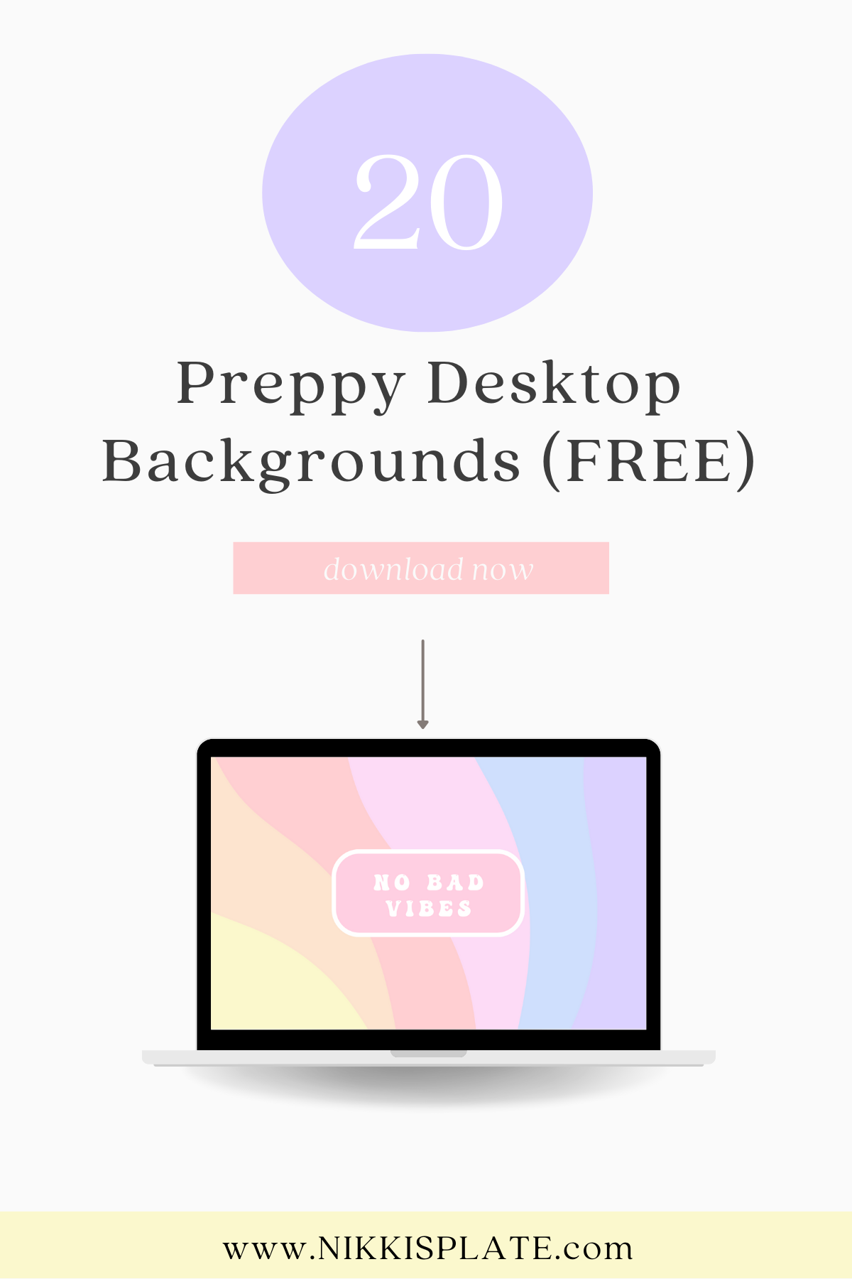 Looking for preppy wallpaper designs for your computer/laptop? I have you covered with these 20 beautiful preppy aesthetic wallpaper designs you can download for FREE!