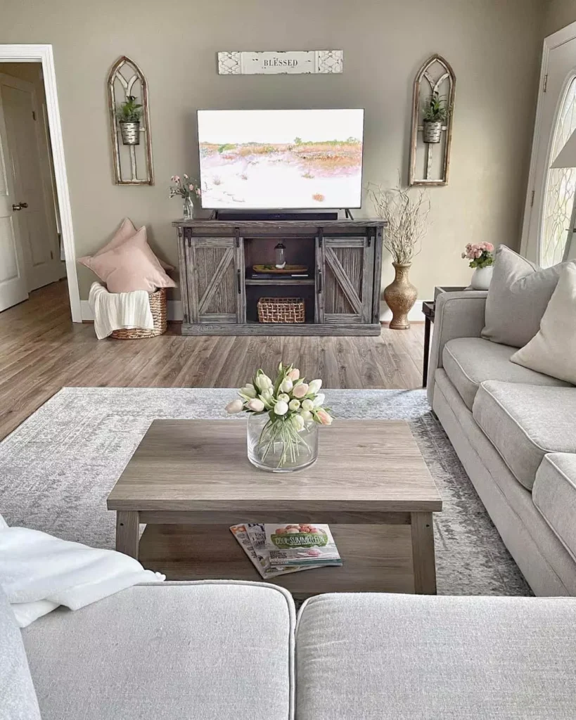 40 TV Stand Decor Ideas to Elevate Your Living Room; Here are ways you can decorate your TV stand to make watching TV that much more enjoyable!