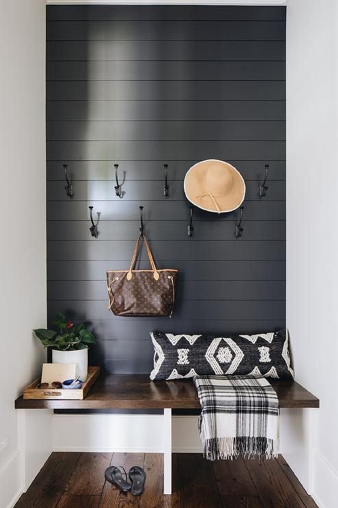 20 Beautiful Black Shiplap Wall Ideas; here are stunning black shiplap accent wall inspiration!