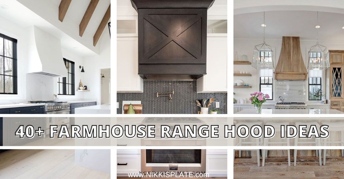 Farmhouse Range Hood Ideas to Create the Perfect Kitchen; Here is a collection of farmhouse wood range hoods for your next kitchen design!