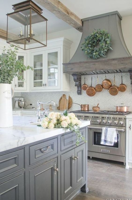 Farmhouse Range Hood Ideas to Create the Perfect Kitchen; Here is a collection of farmhouse wood range hoods for your next kitchen design!