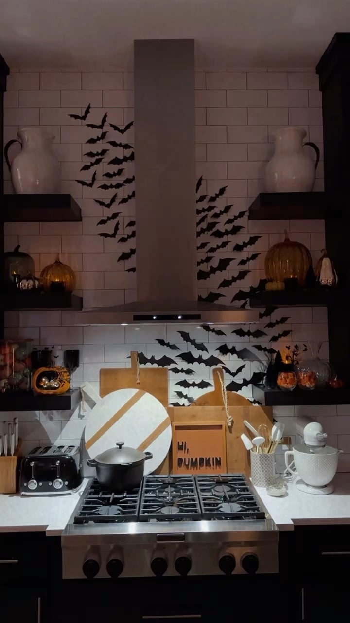 Loving the Halloween Bat decor trend? Check out the best 10 ways you can add flying bat decor to your Halloween set up this year!