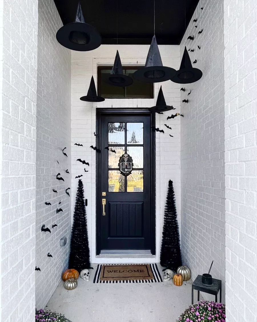 Loving the Halloween Bat decor trend? Check out the best 10 ways you can add flying bat decor to your Halloween set up this year!