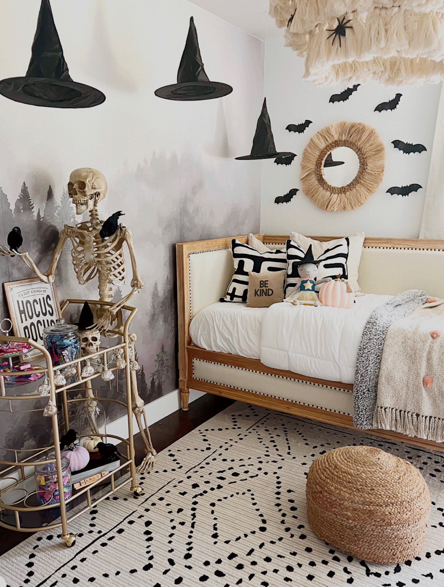 Loving the Halloween Bat decor trend? Check out the best 10 ways you can add flying bat decor to your Halloween set up this year!