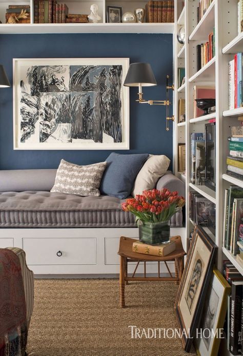 Home Office with Daybed Ideas; the perfect combination of a home office and guest bedroom!