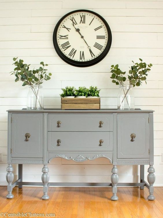 Tips to style a dining room buffet to make it the center piece in your dining room! Get creative with these buffet design ideas!