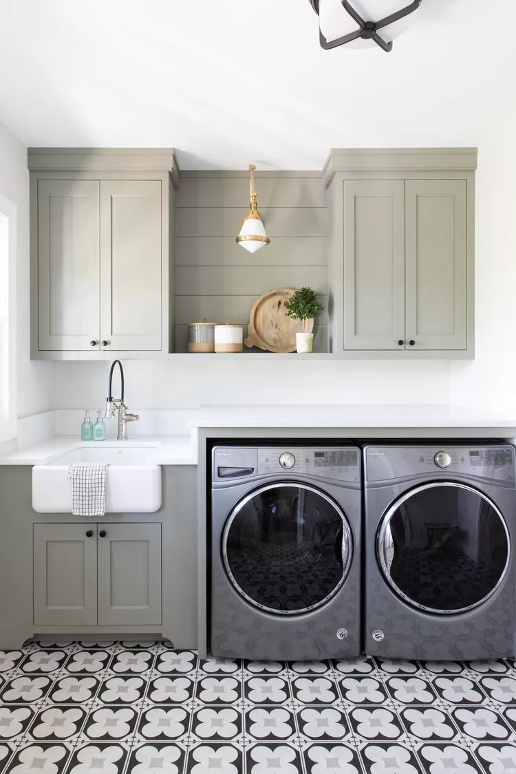 Laundry Room Shelving Ideas; here are genius laundry room shelving and organization ideas to help create your dream laundry room!