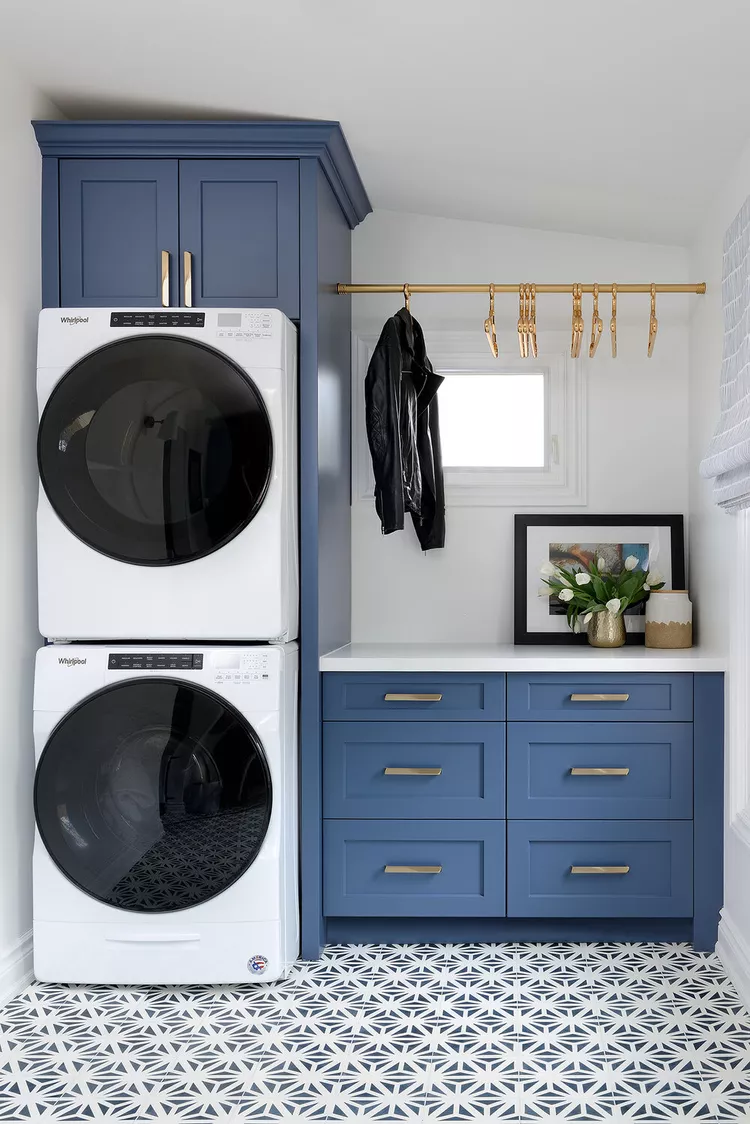 Laundry Room Shelving Ideas; here are genius laundry room shelving and organization ideas to help create your dream laundry room!