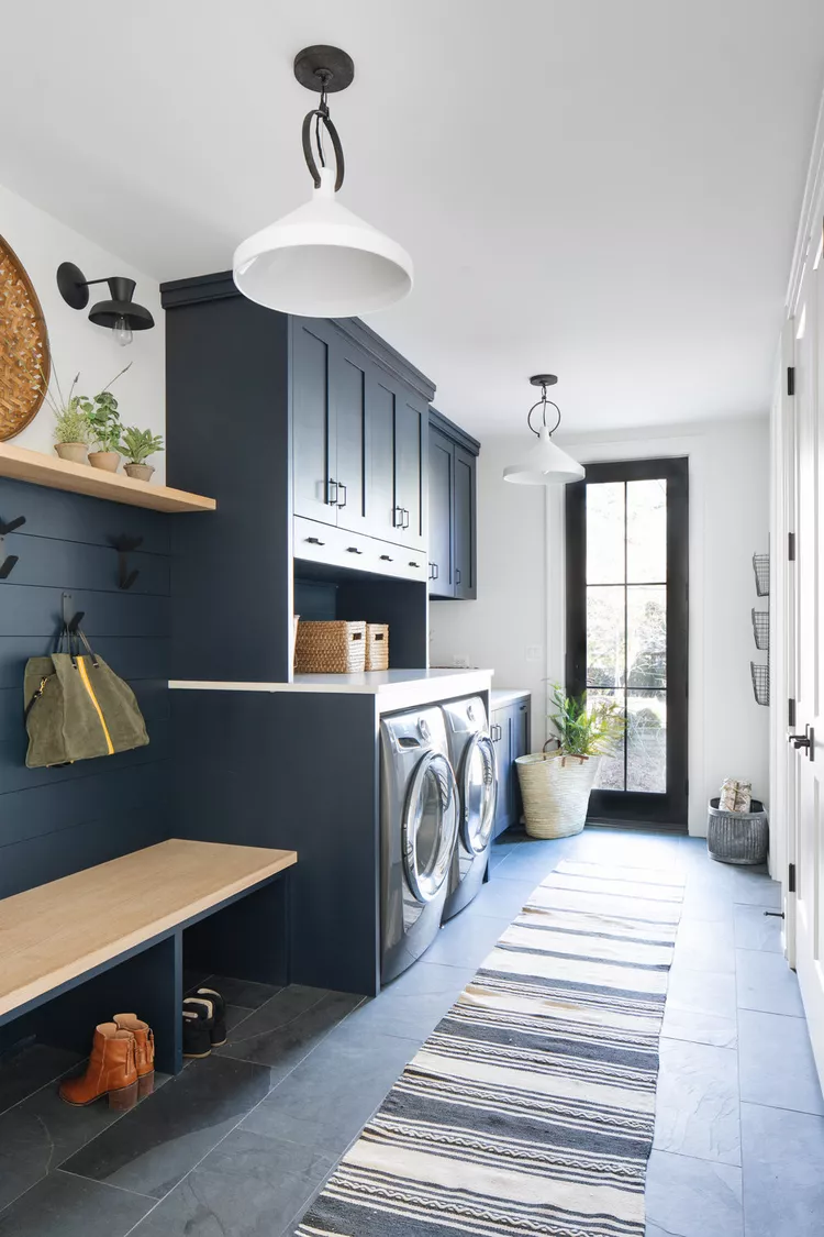 Laundry Room Shelving Ideas; here are genius laundry room shelving and organization ideas to help create your dream laundry room!