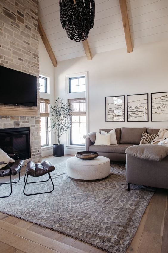 Best Farmhouse Living Rooms for 2023; here are some of the best farmhouse living room designs we will see more of in the coming year!