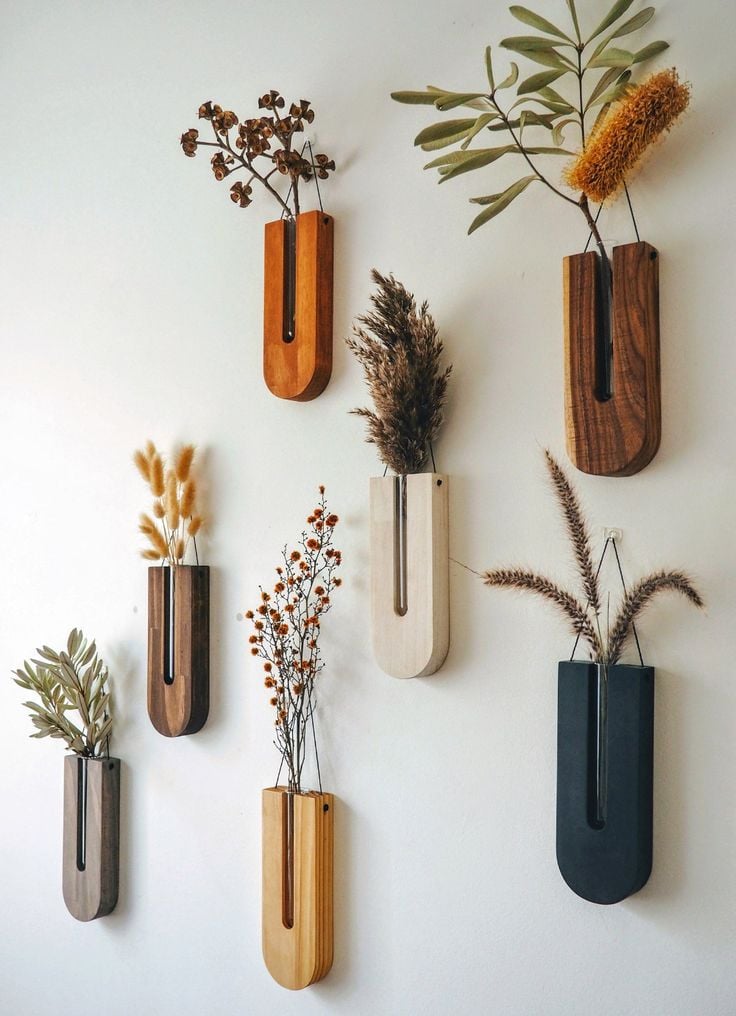 drop wall planters - Boho Wall Decor Ideas; the perfect combination of organic and natural decor elements, which gives you a sense of freedom and peace.