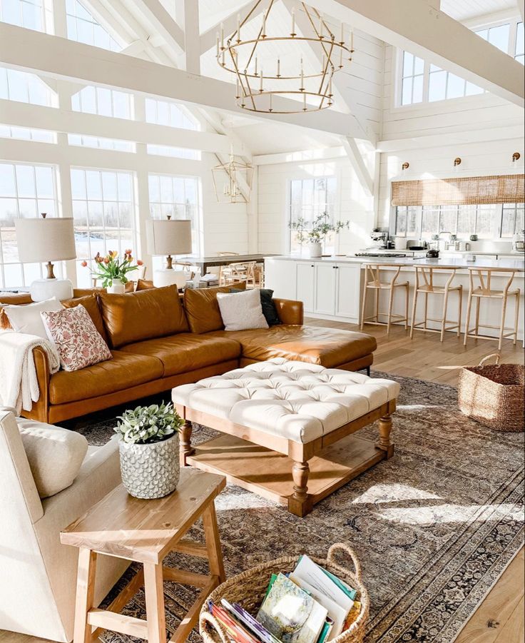 Best Farmhouse Living Rooms for 2023; here are some of the best farmhouse living room designs we will see more of in the coming year!