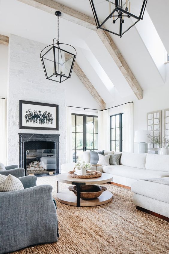 Best Farmhouse Living Rooms for 2023; here are some of the best farmhouse living room designs we will see more of in the coming year!