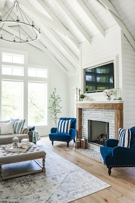 Best Farmhouse Living Rooms for 2023; here are some of the best farmhouse living room designs we will see more of in the coming year!