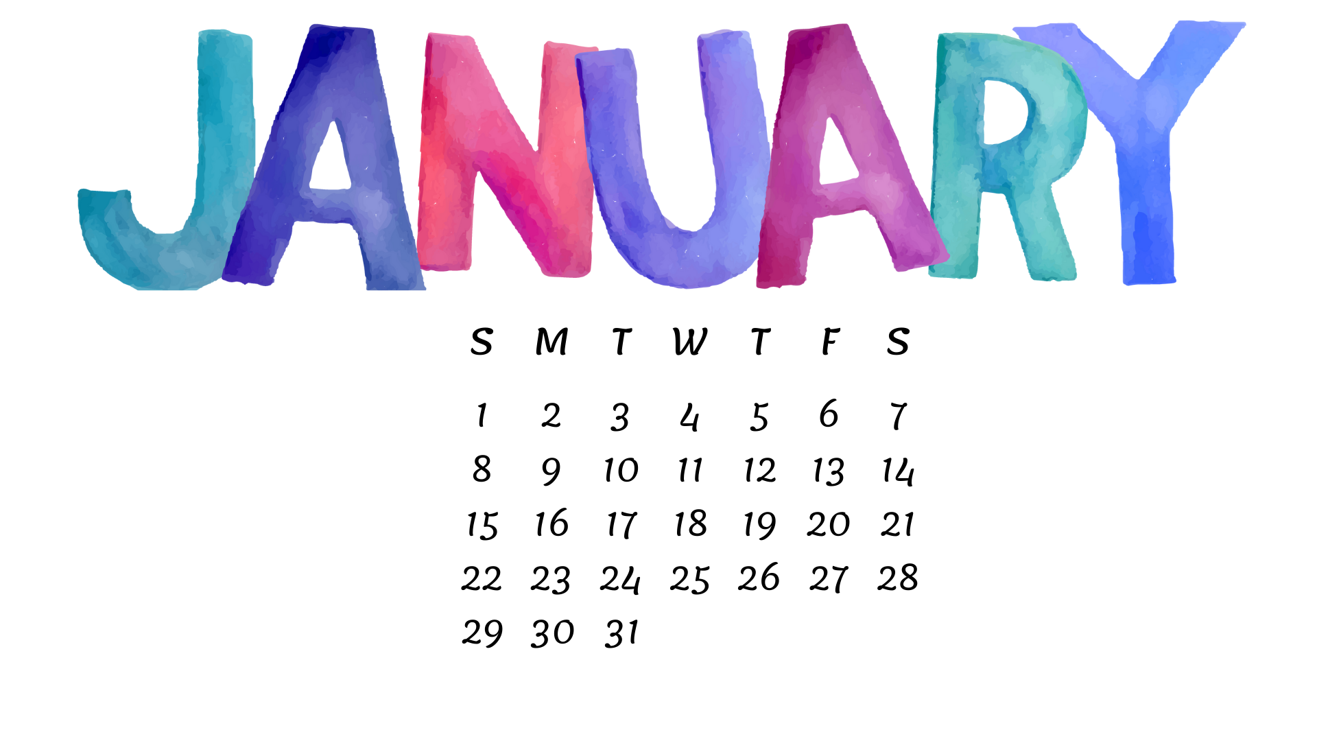 JANUARY 2023 desktop calendar backgrounds;  Here are your free January backgrounds for computers and laptops. Tech freebies for this month!