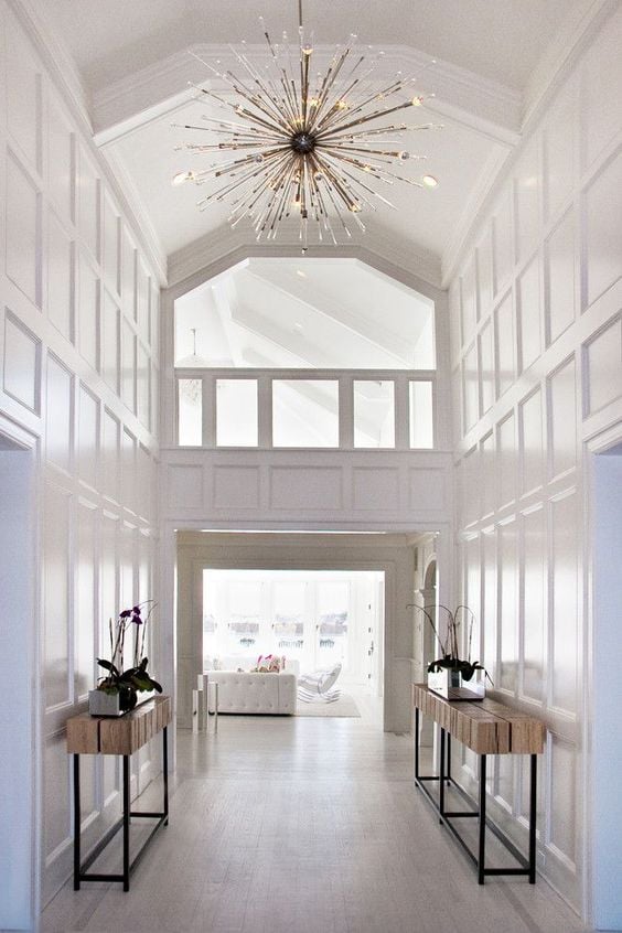 Two Story Foyer Chandelier Ideas; beautiful two story foyer chandelier light fixtures that work great for large living rooms or any entryway!