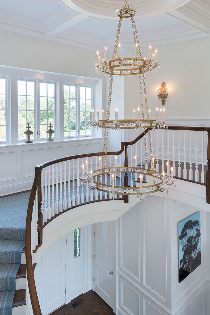 Two Story Foyer Chandelier Ideas; beautiful two story foyer chandelier light fixtures that work great for large living rooms or any entryway!