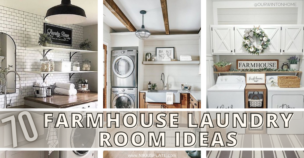 Farmhouse Laundry Room Ideas; here are farmhouse laundry room decor ideas, farmhouse laundry room ideas, and stunning modern farmhouse laundry room ideas!