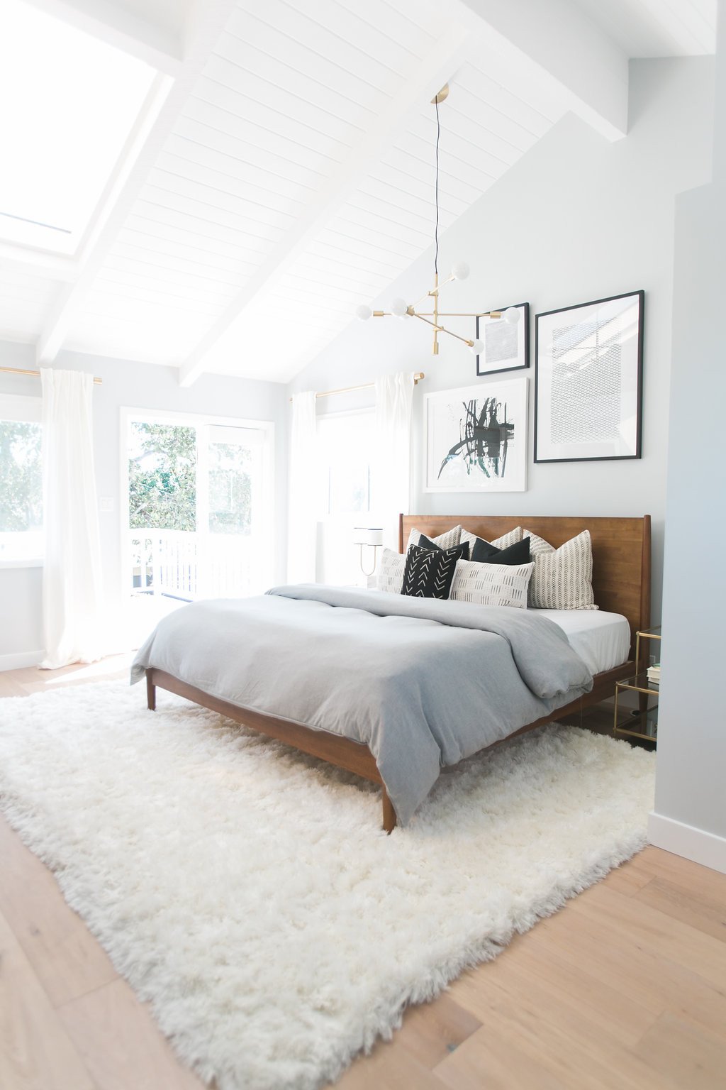 Cozy Bedrooms with Modern White Oak Flooring