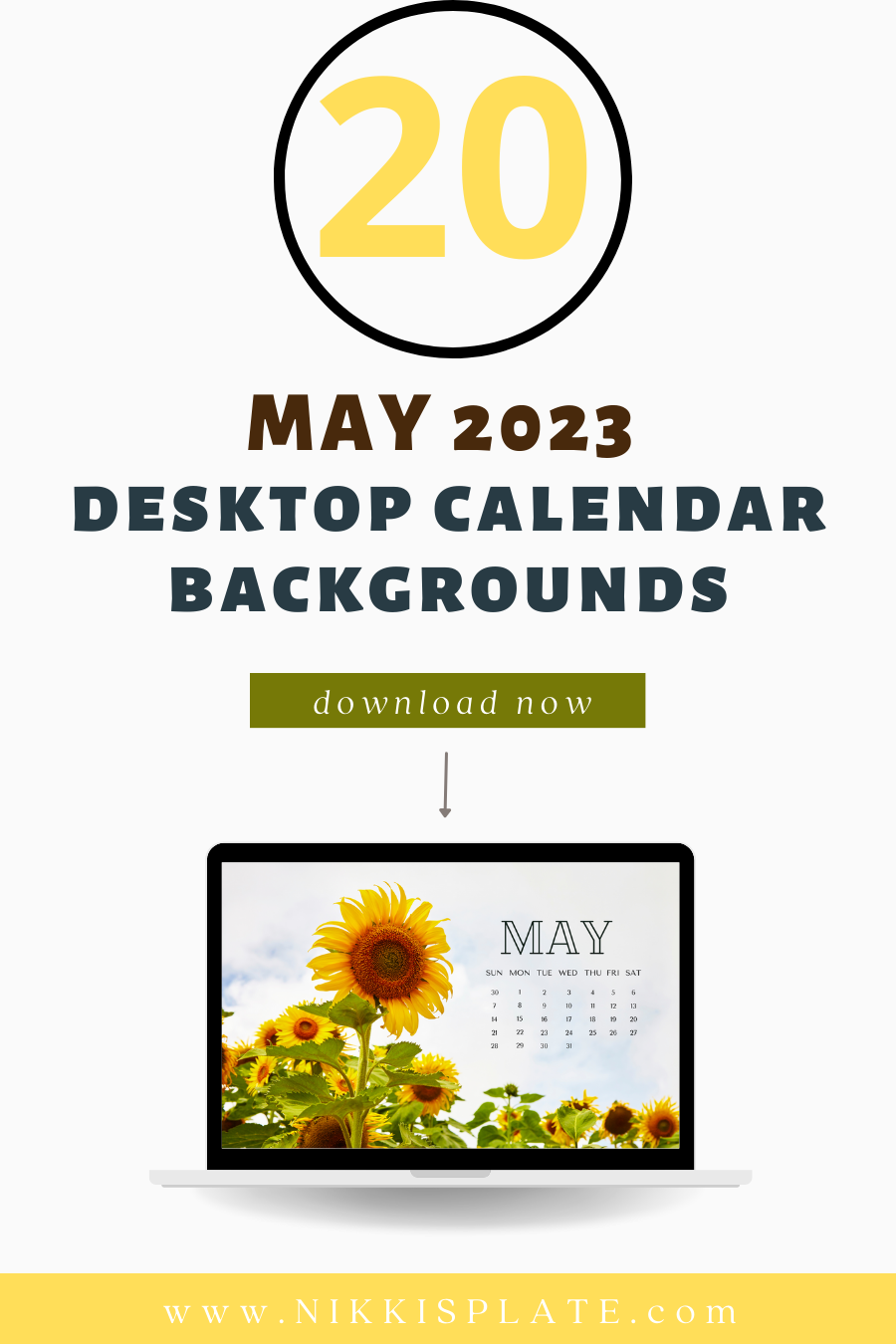 MAY 2023 desktop calendar backgrounds; Here are your free May backgrounds for computers and laptops. Tech freebies for this month!
