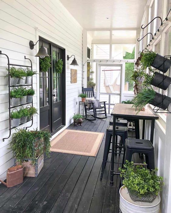 Screen Porch Ideas On A Budget; A screen porch provides a place to cool off in the shade during the heat of the summer. These inexpensive screen porch ideas on a budget will help you transform your deck into a cool spot where you can relax.