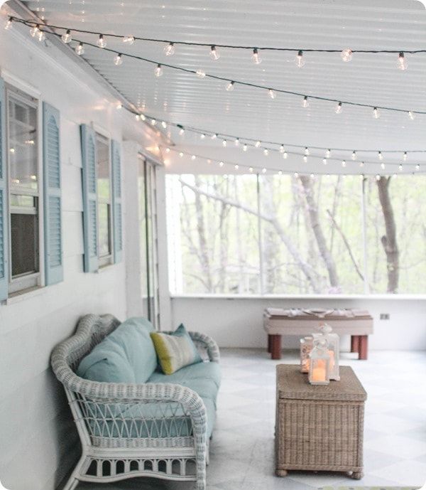 Screen Porch Ideas On A Budget; A screen porch provides a place to cool off in the shade during the heat of the summer. These inexpensive screen porch ideas on a budget will help you transform your deck into a cool spot where you can relax.
