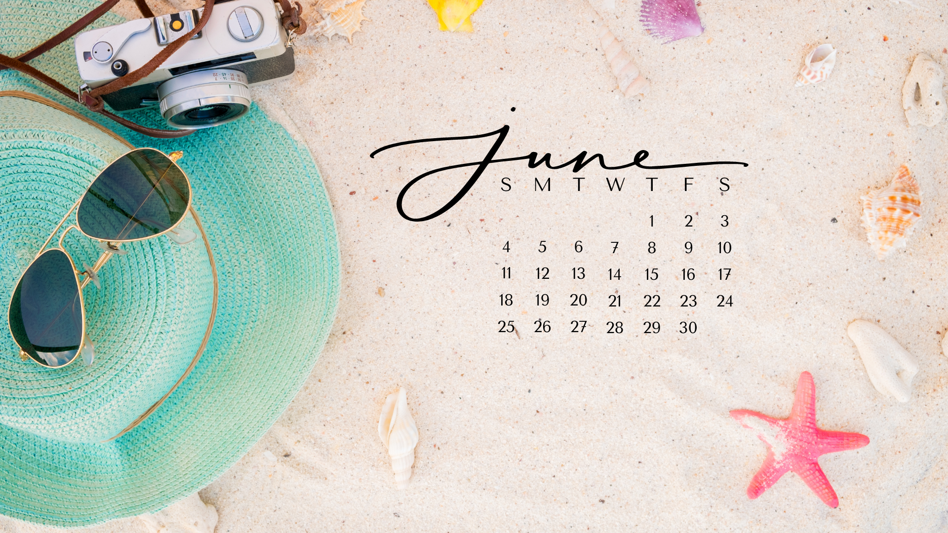 JUNE 2023 desktop calendar backgrounds;  Here are your free June backgrounds for computers and laptops. Tech freebies for this month!